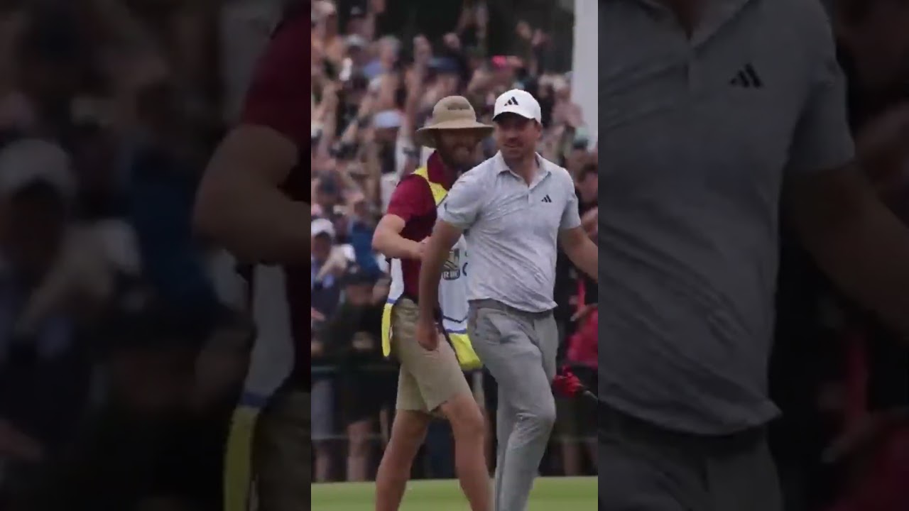 The Best Putt In History #shorts #golf #pga #clutch