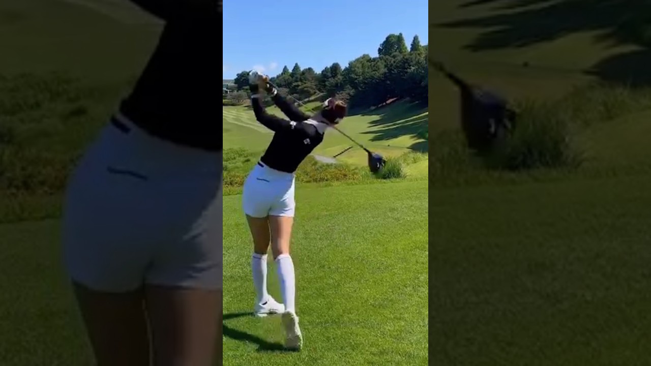 Cool Driver Shot!! KLPGA 유현주프로 프로의 환 상적인 드라이버 샷 #유현주프로