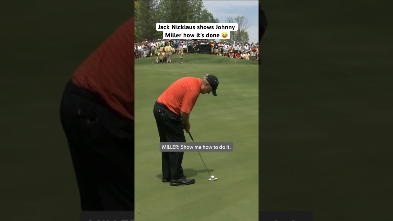 A LEGENDARY Jack Nicklaus moment 🔥