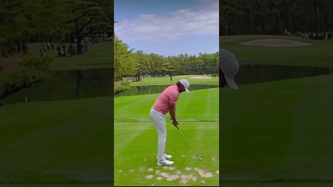 Brooks Koepka driver swing down the line #brookskoepka  #golfswing