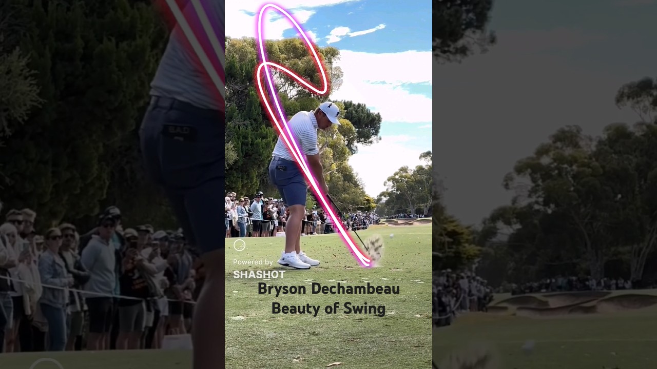 Bryson Dechambeau Beauty of Swing Get ready for new swing trace filter  Download shashot #golf