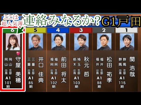 【G1戸田競艇】ここは超人気薄⑥守屋美穂、連に絡めば高配当！注目の結果は如何に？
