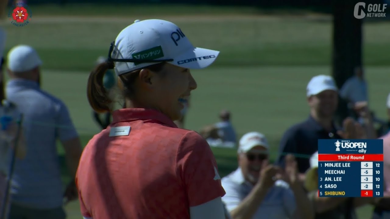 【全米女子24】渋野日向子は2打差4位に浮上　14番では“10秒”待ってコロンとカップイン