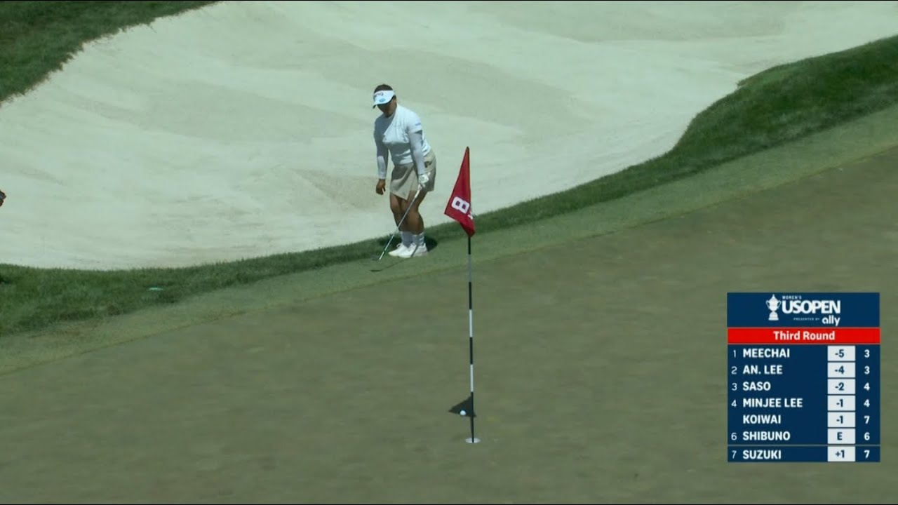 【全米女子24】日本勢の3日目好プレー集　鈴木愛、岩井千怜がチップインでギャラリーを沸かせる