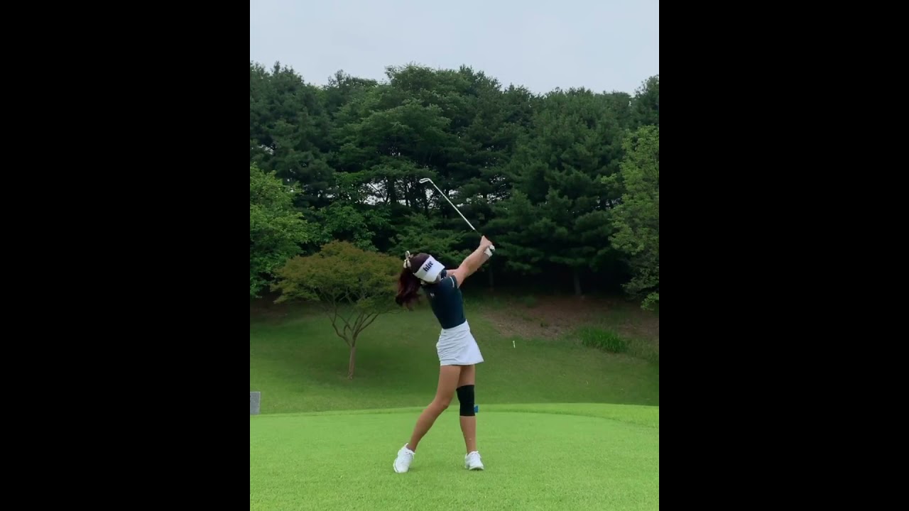 【キレイなアイアンスイング】キム ハヌル（Kim Ha-neul）スローモーションあり