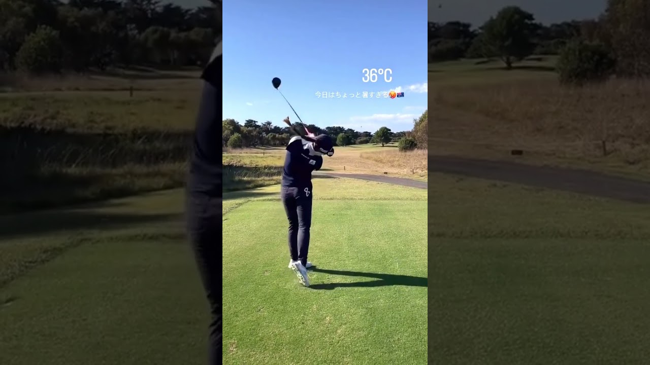 金澤志奈 Shina Kanazawa #golf #ゴルフ #ゴルフ女子