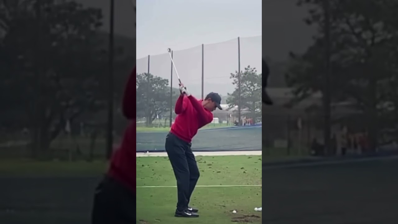 Tiger Woods Iron Swing Slow Motion