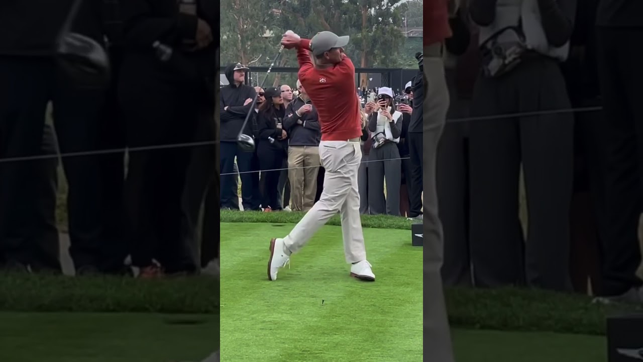 Adam Scott driver swing face on #adamscott #golfswing