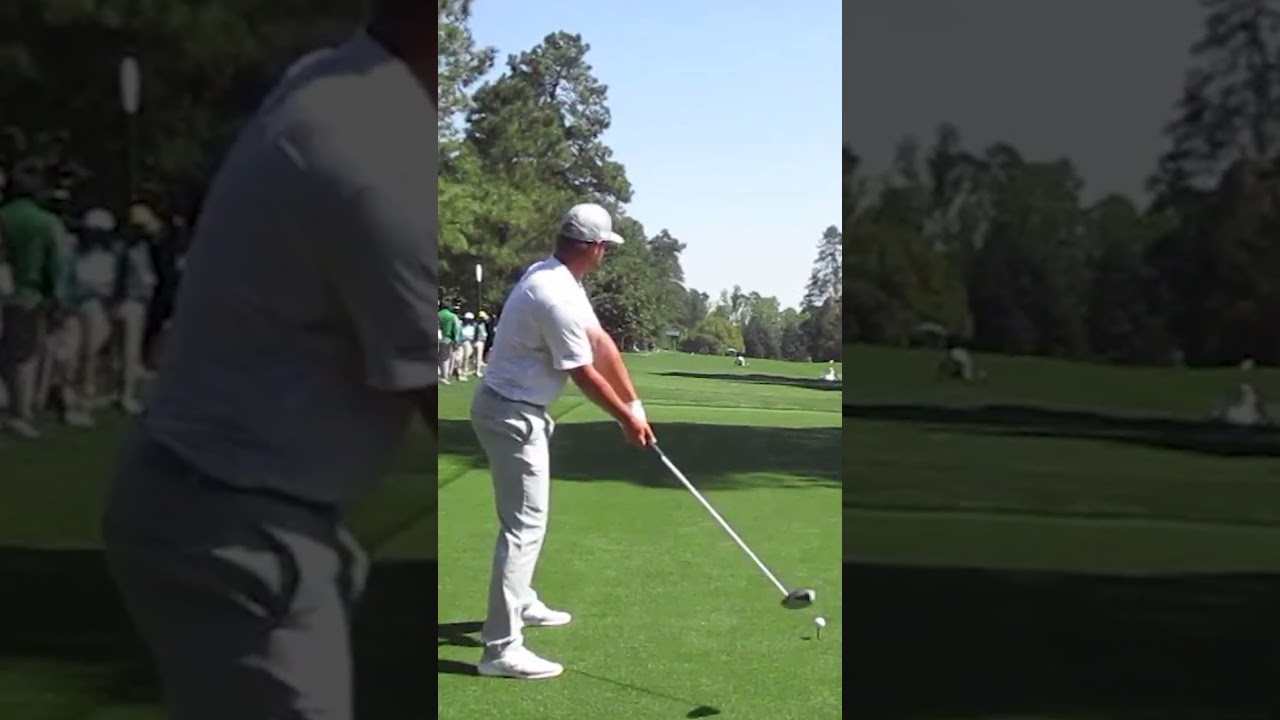 Bryson DeChambeau 198mph ball speed #golf #ball #speed #bryson #dechambeau #driver #hard #hit #shot