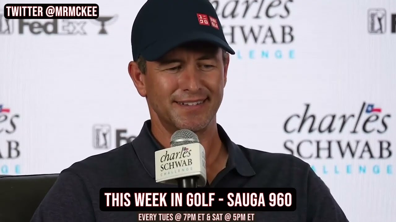 For his sake thank God Adam Scott is good looking because he could be the most boring man in golf