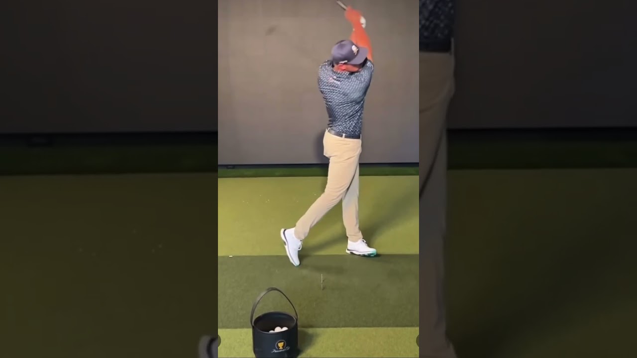 Bryson De Chambeau Golf swing face on  #brysondechambeau #livgolf