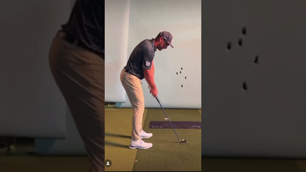 Bryson De Chambeau Golf swing down the line #brysondechambeau #livgolf