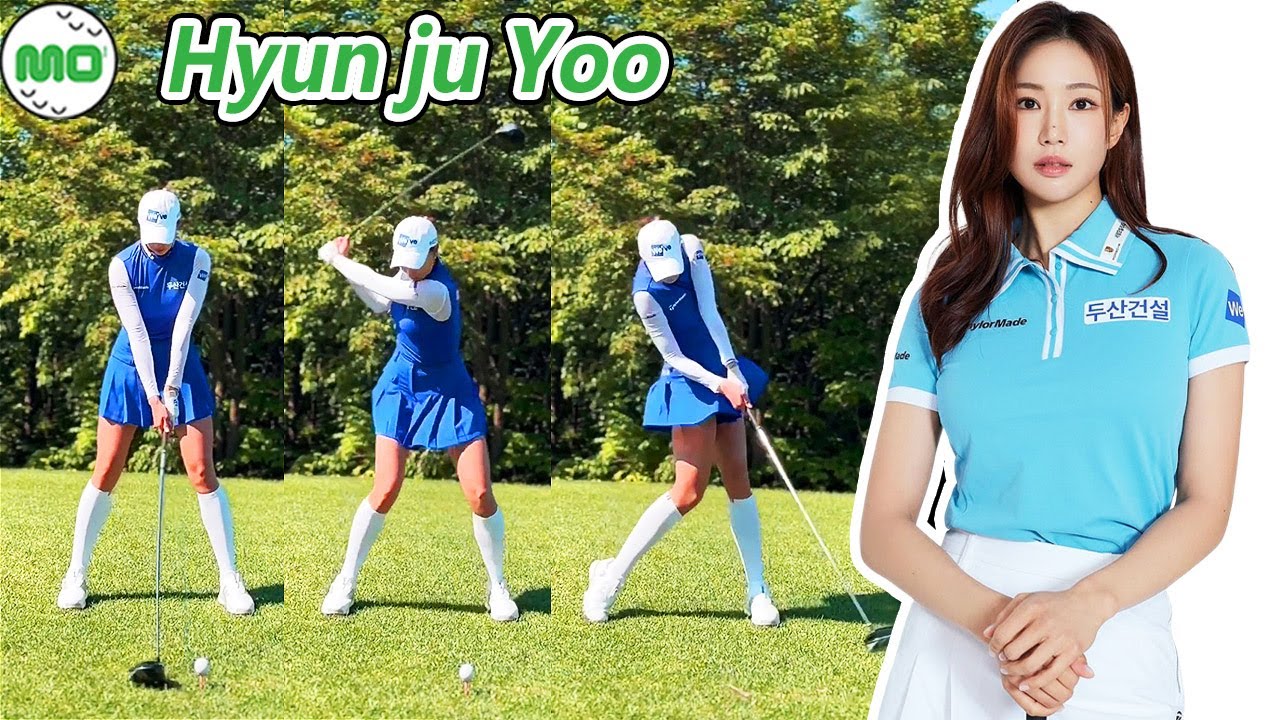 ユ・ヒョンジュ Hyun ju Yoo 韓国の女子ゴルフ スローモーションスイング!!!
