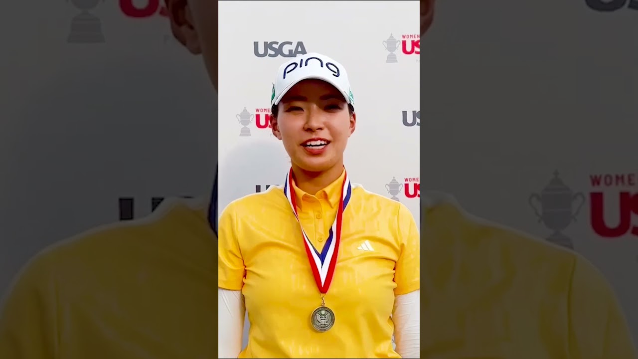 全米女子オープン大会終了直後のコメント#short