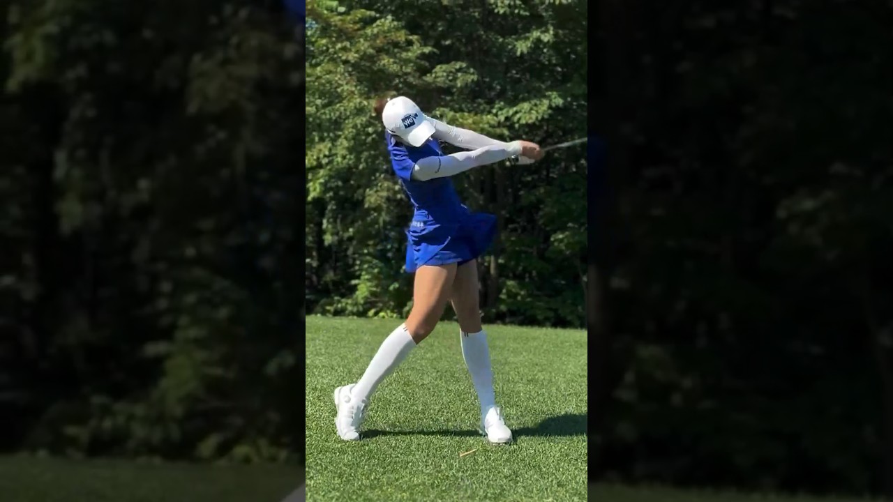 시원한 샷! 세계 1위^^ | KLPGA 유현주 투어프로 @_hyunju.__ #응원릴레이2024 #골프 #golf #golfswing