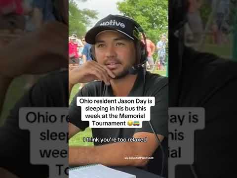 Despite living 30 minutes from Muirfield Village, J Day is not staying at home this week 😅