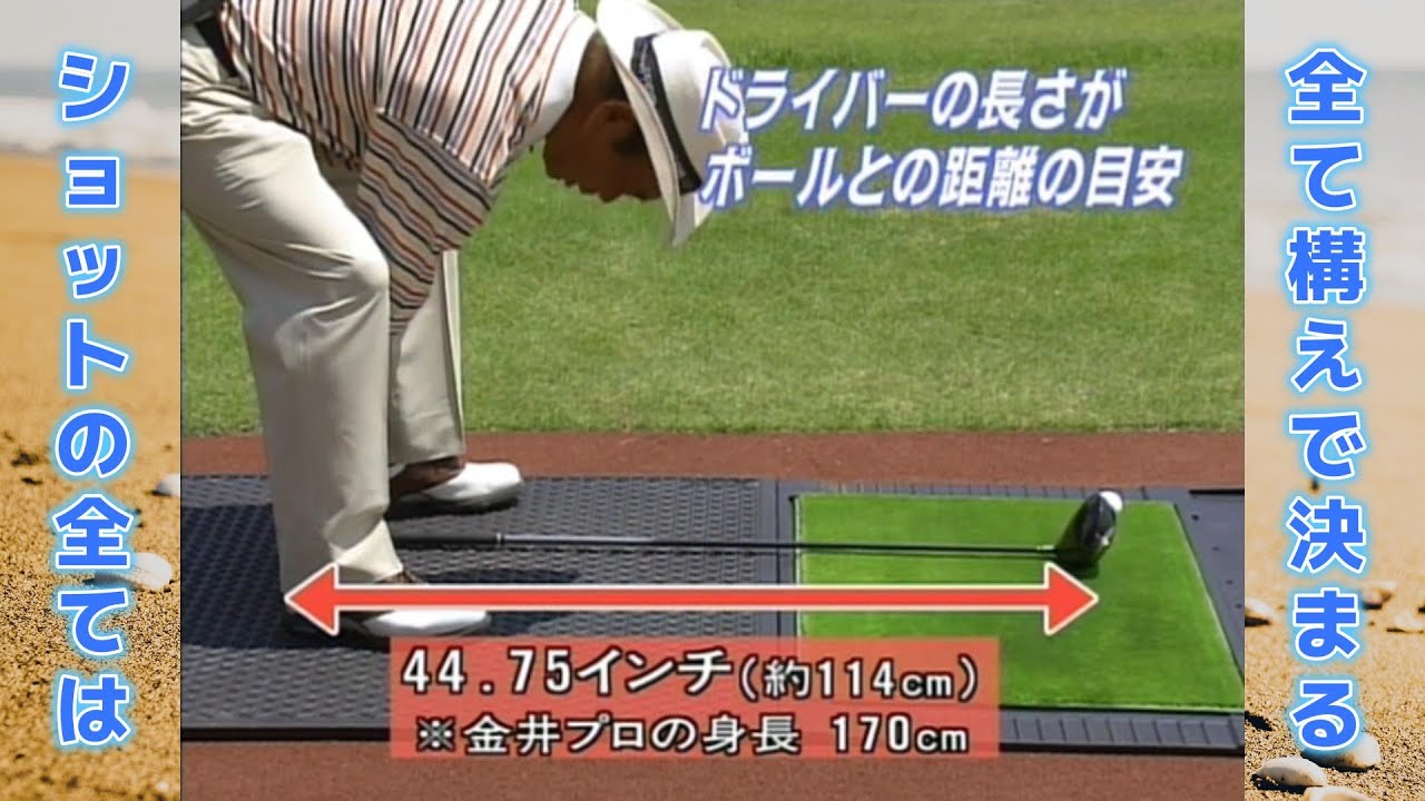 ポジションを疎かにしていませんか？ゴルフは構えで決まる！