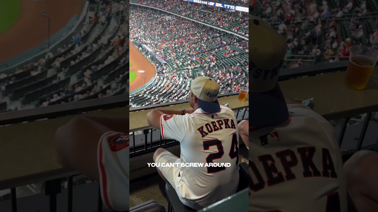 POV: at the @astros ball game with Brooks Koepka 💥⚾️ #livgolf #shorts