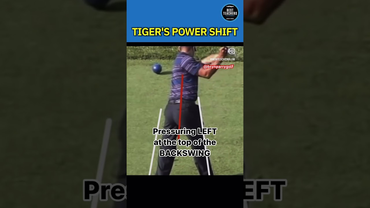 Unleash Tiger Woods' Power Move: Master the Lead Leg Load for Epic Golf Shots! 🏌️‍♂️💥 | Bryn Parry