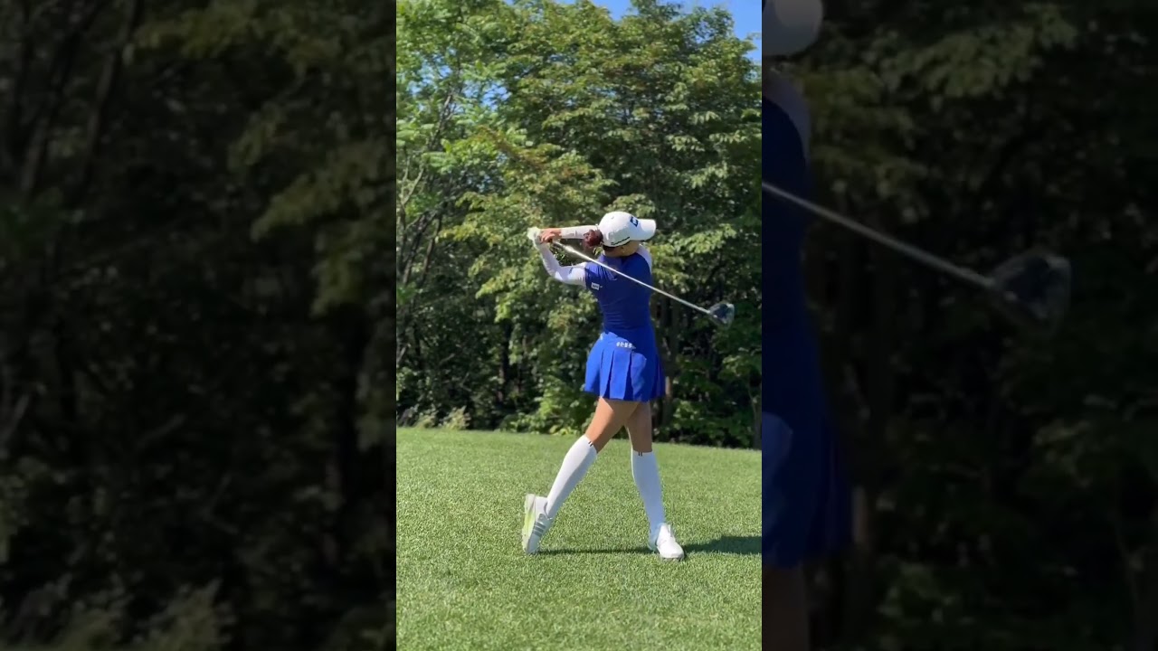 KLPGA의 멋진 폼을 따라잡을 수 있는 사람은 거의 없습니다. 유현주 HYUNJU YOO