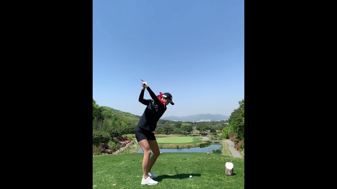 【スローモーションアイアンスイング】キム ハヌル（Kim Ha-neul)