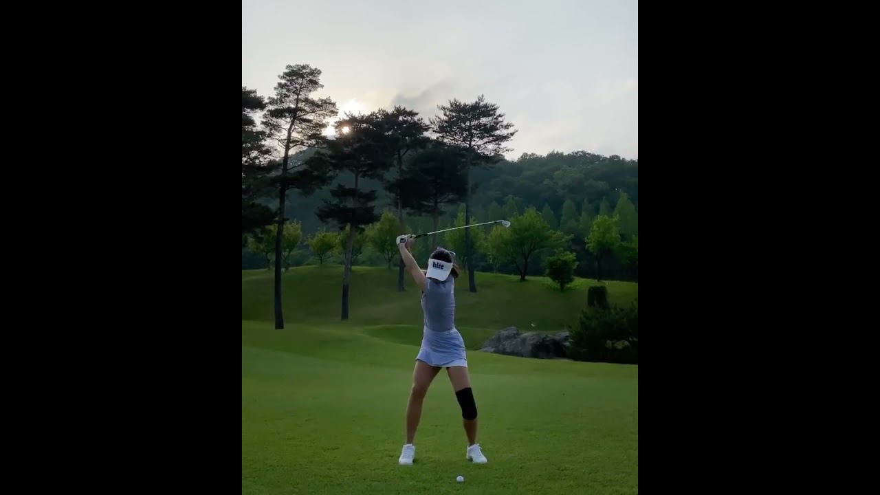 【キレイなアイアンスイング】キム ハヌル（Kim Ha-neul）スローモーションあり