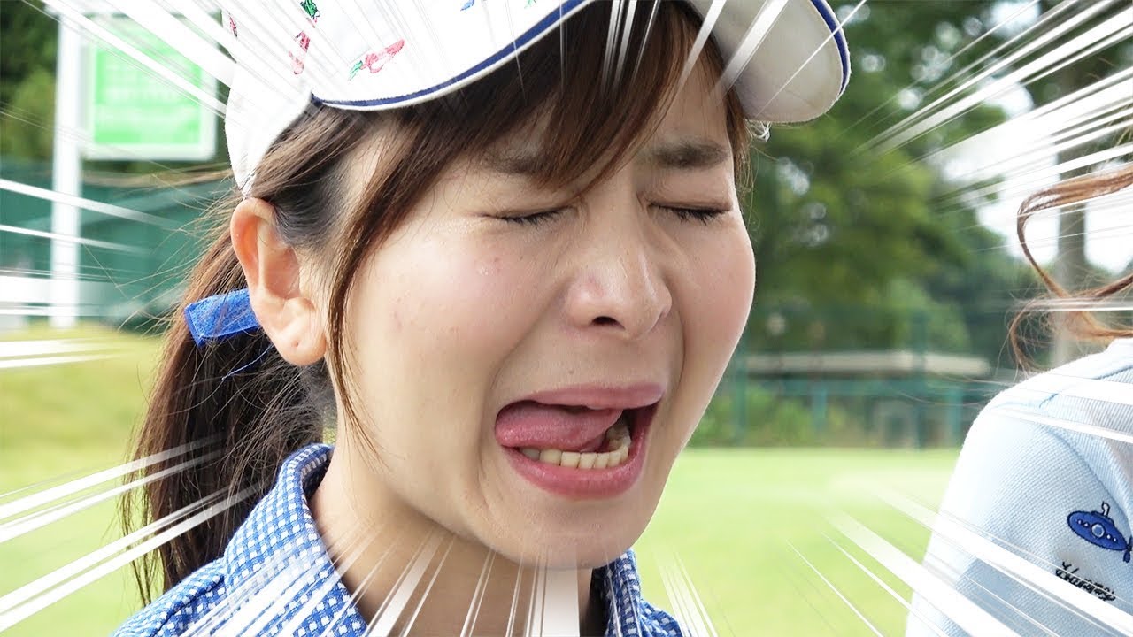 【ドッキリ】ラウンドさせません！ゴルフ場でアレを探せ！！ゴルフ女子の全力疾走！【対決】