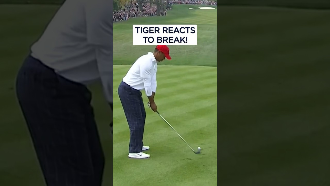 Tiger Wood's REACTION to lucky break! 😱