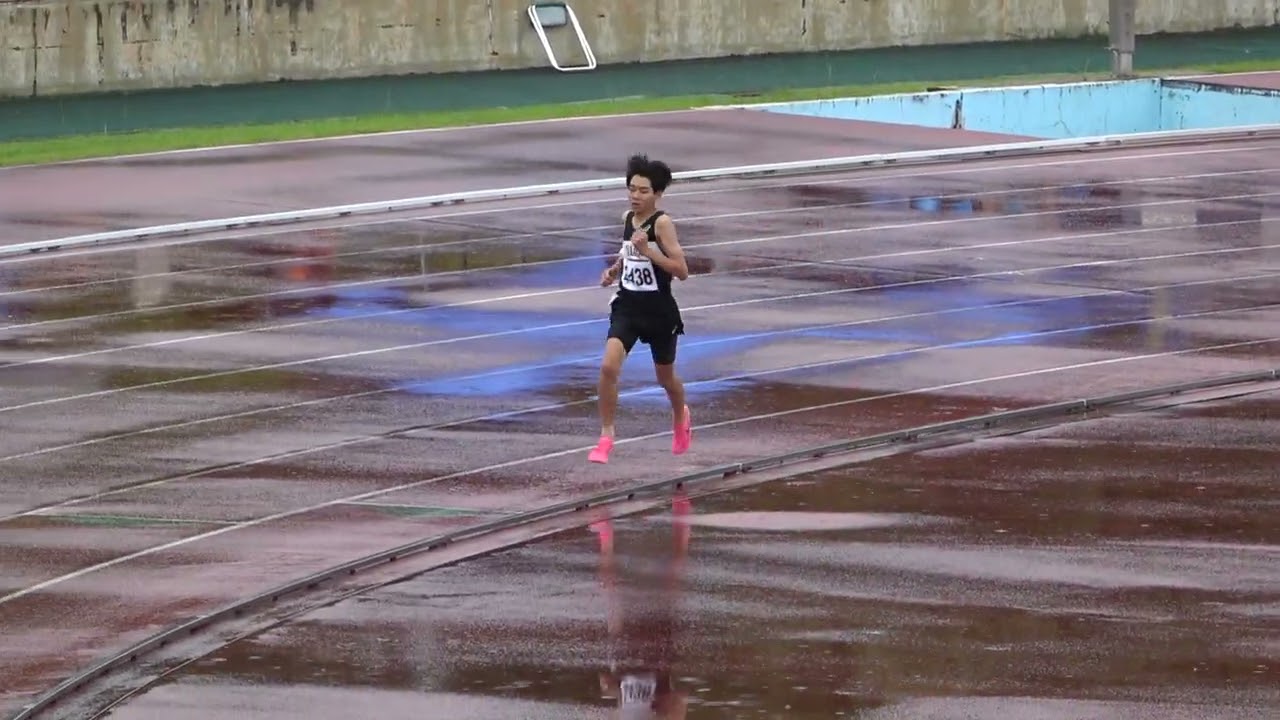 20240608133734宮崎地区中学総体共男800ｍ決3組 矢野 槙人3/宮崎(高岡)2'08"63 標突