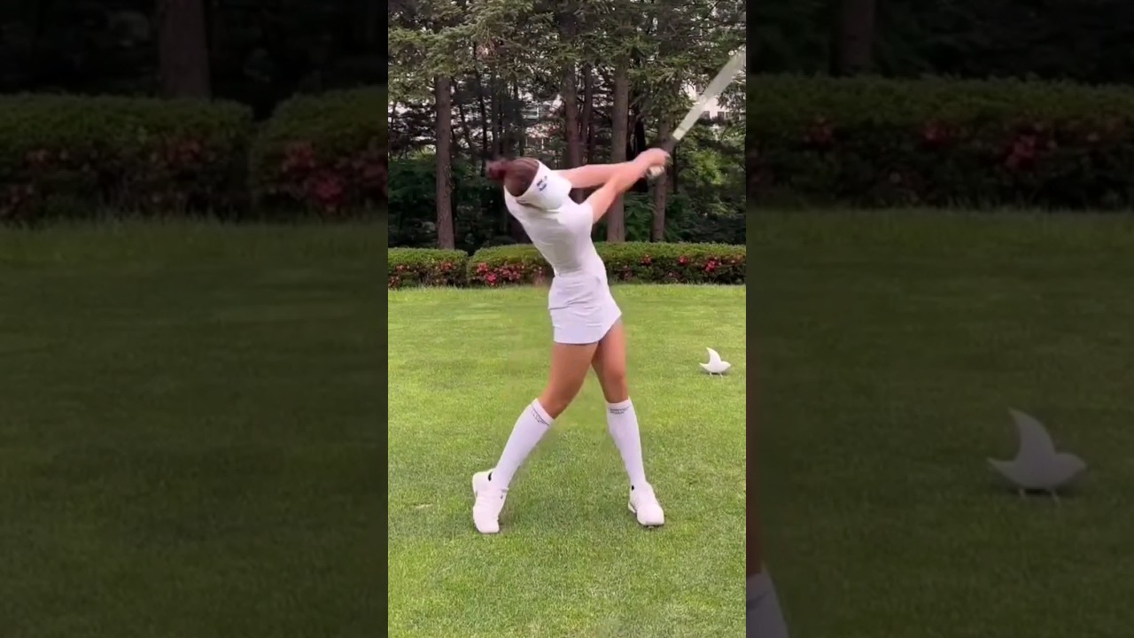 언제 봐도 완벽 그 자체!!👍👍 KLPGA 유현주 프로 드라이버 스윙 #유현주프로