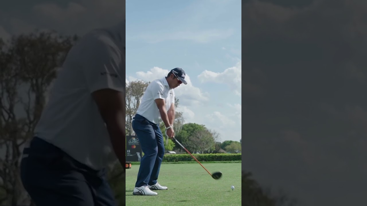 Power Hitter Hideki Matsuyama Amazing Swing Motion & Slow Motion,松山英樹の驚異のスイングモーションとスローモーション 2024