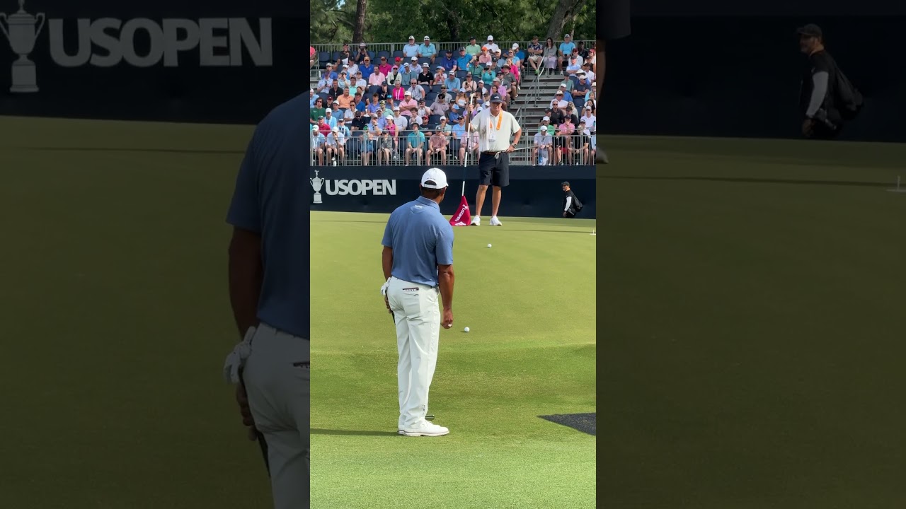 Tiger Woods Pulling Off Impossible Shots Around The Pinehurst Greens | TaylorMade Golf