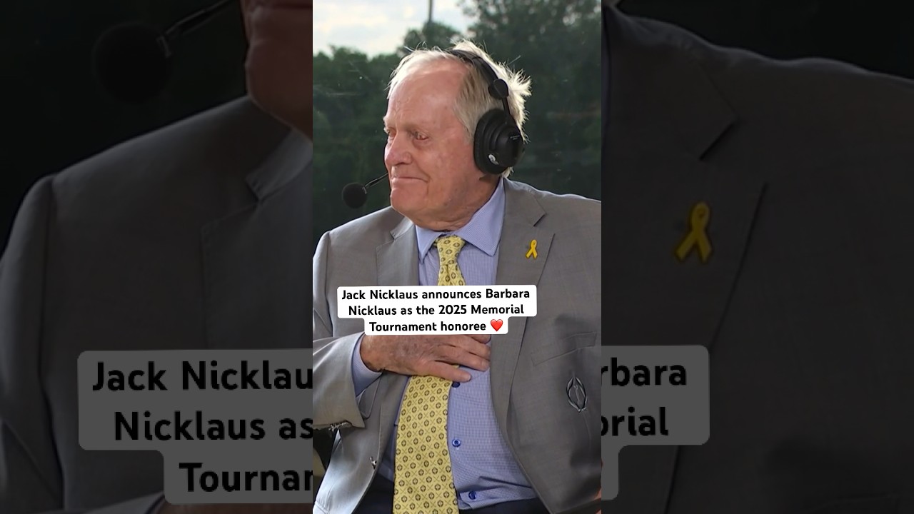 Congratulations to Barbara and Jack Nicklaus 🥹