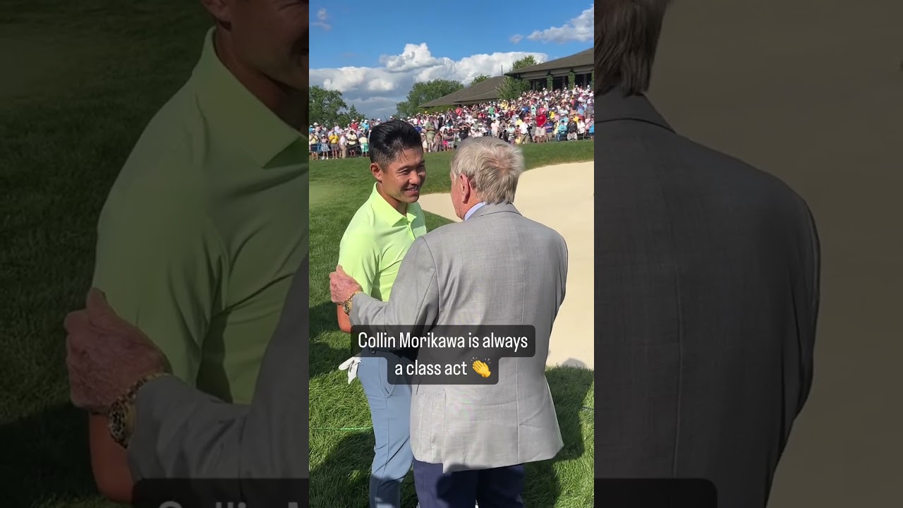 He shared a special moment with Jack Nicklaus walking off of 18 green