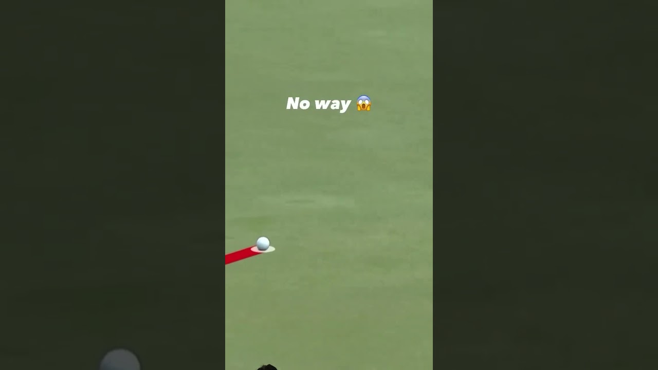 No Way it’s Crazy PGA Shot ever made #golf #golfswing #pga #pgatour #livlive #shorts olf e