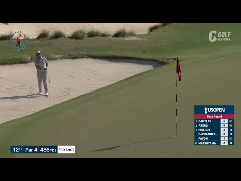 【全米OP24】松山英樹は50位発進　12番パー4ではバンカーからチップインバーディ！