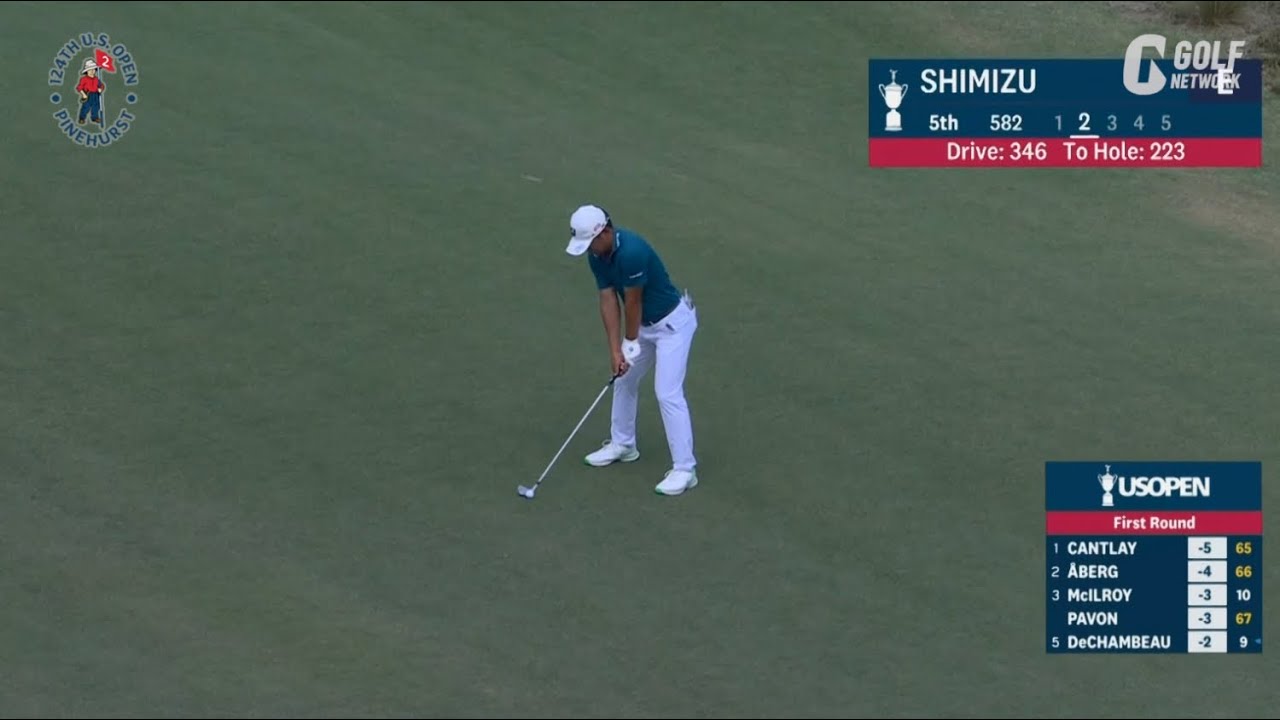 【全米OP24】パインハーストに立ち向かう猛者たち　R.マキロイ、清水大成、松山英樹、河本力ら初日の好プレー集