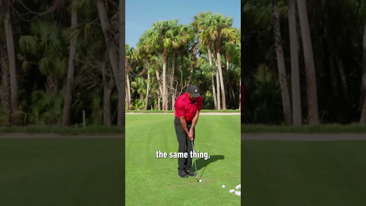 How Tiger Woods Hits His Patented Draw-Chip | TaylorMade Golf