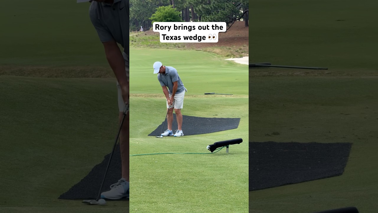 Rory McIlroy brought the Texas wedge to North Carolina