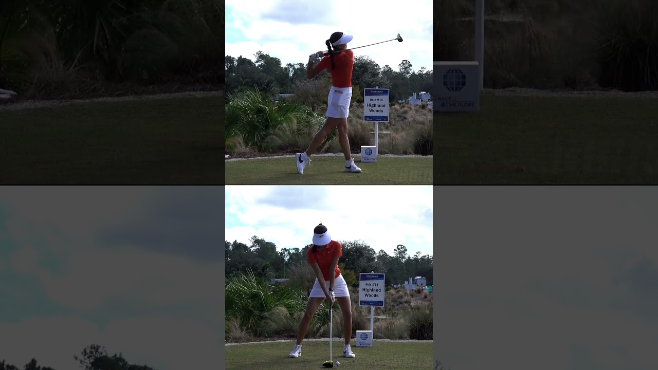Michelle Wie Golf Swing Driver Slow Motion  #golf #slowmotiongolfswings