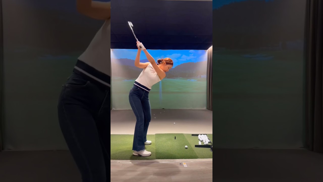 유현주프로 아이언 명품스윙 #아이언스윙 #유현주프로 #낭만골퍼