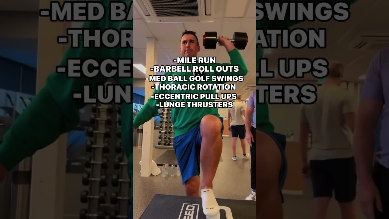 Brooks Koepka's major championship workout 💪🎥: @_SmashGC  #LIVGolf #shorts #golf  #usopen