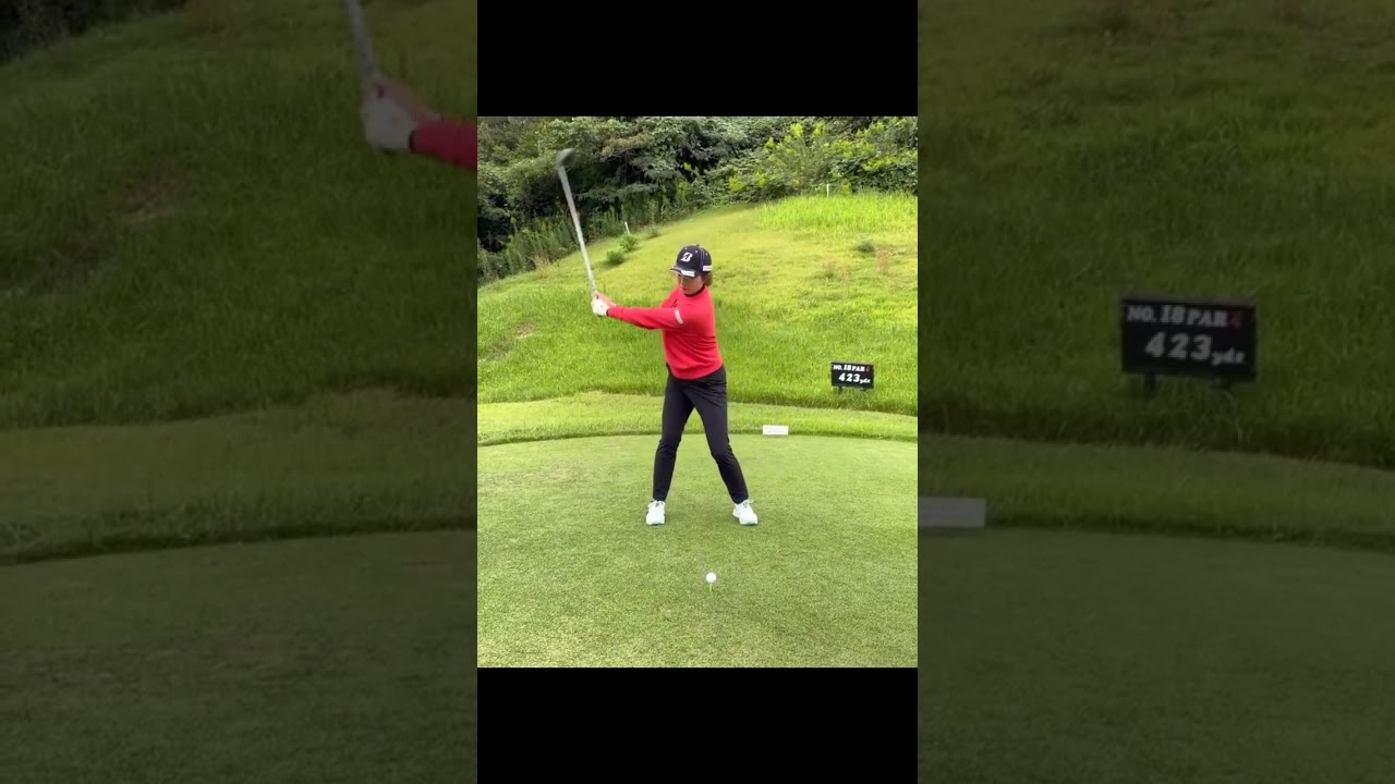 大里桃子 Momoko Osato #golf #ゴルフ #golfswing