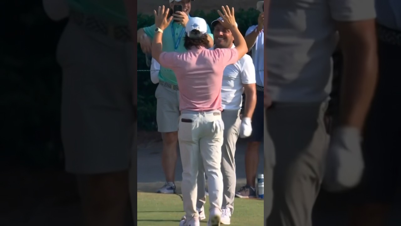 【全米OP24】モリナリ🇮🇹が最終ホールで予選通過を決めるミラクルホールインワン🎯⛳️同組の石川遼・ガルシアも祝福🥳🙌