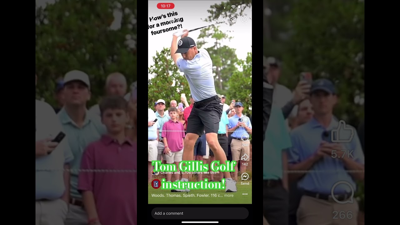 Tiger Woods and Rickie Fowler at #usopengolf! #tigerwoods #rickiefowler #tomgillisgolf