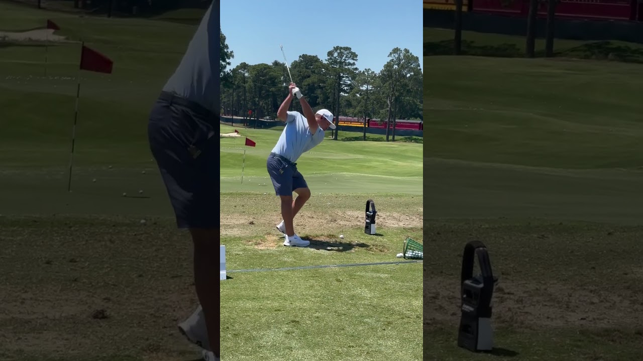 Bryson dechambeau on the driving range I US OPEN 2024 #golf #usopengolf