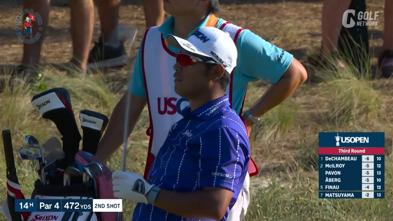 【全米OP24】松山英樹、キレキレのアイアンショットでギャラリーを沸かす！