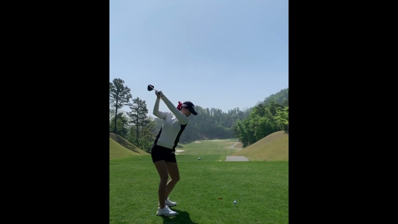【ティーショット】キム ハヌル（Kim Ha-neul）スローモーションあり