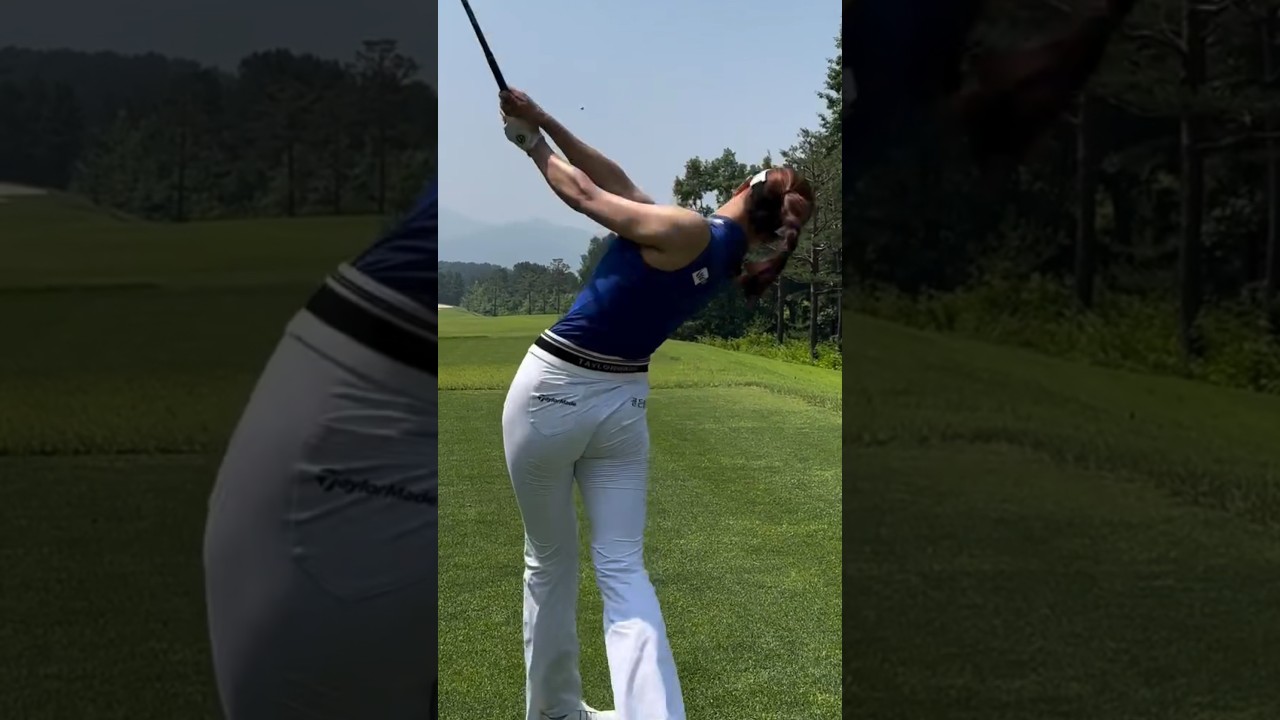 대한민국 골프 여제의 카리스마. 💯💯 Klpga 유현주 HYUNJU YOO