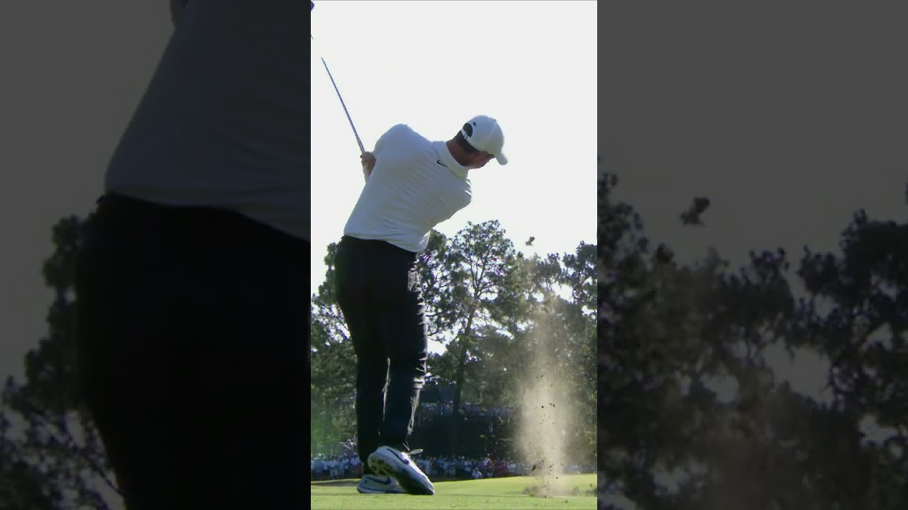 Can watch this on repeat all day 🔁 Rory McIlroy slow motion swing to start your morning! #usopen